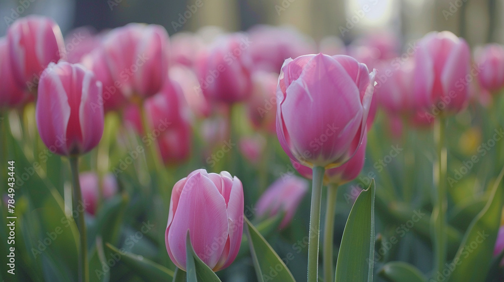 Fototapeta premium pink tulip