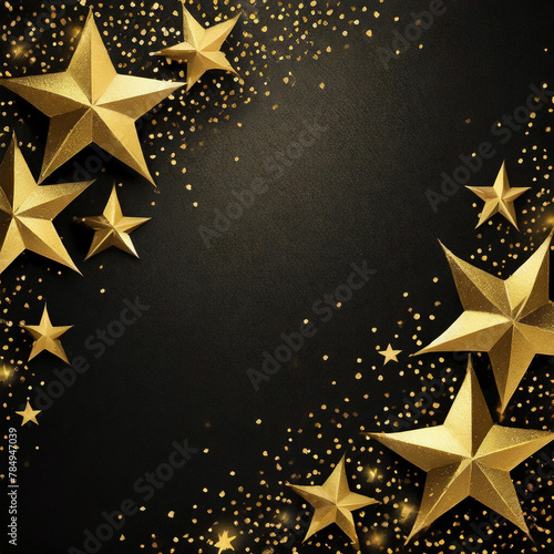 golden stars background