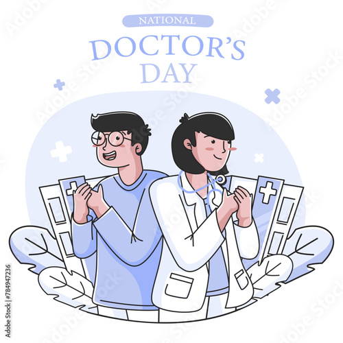 Illustration National doctor's day
