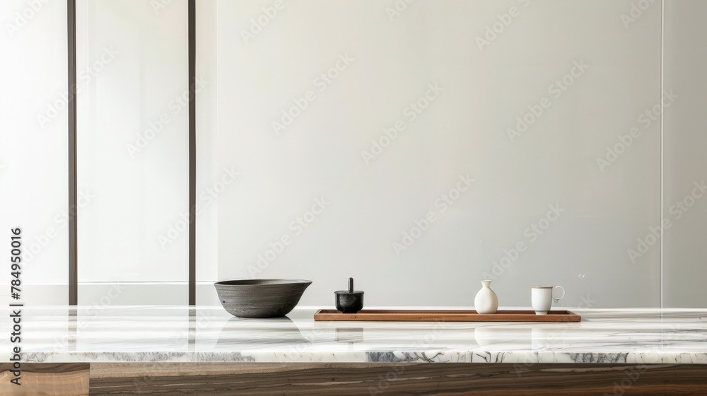 Modern interiors with natural light coming in from windows. Minimalist composition. Modern interiors with natural light coming in from windows. Minimalist composition.
