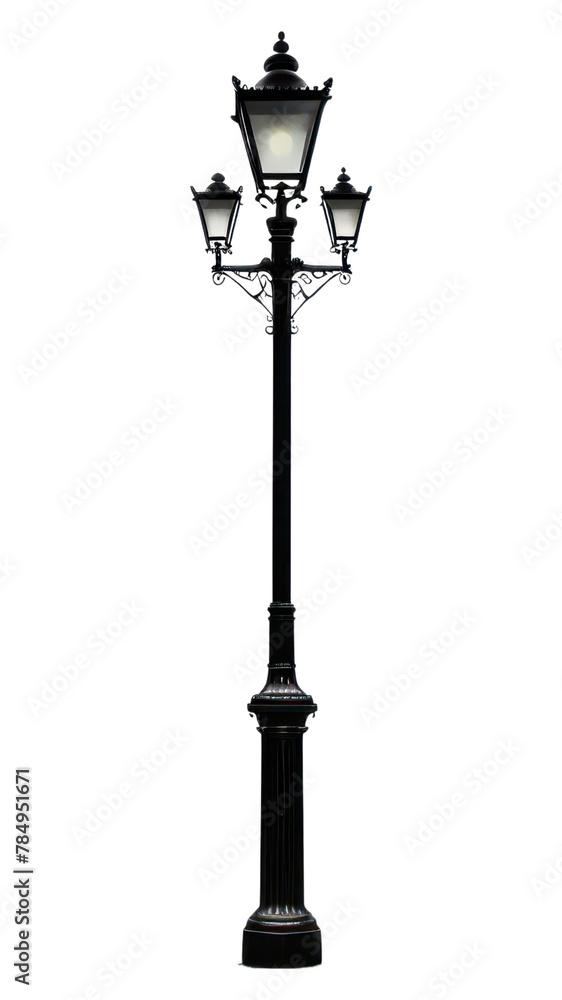 PNG  Street light white lamp architecture