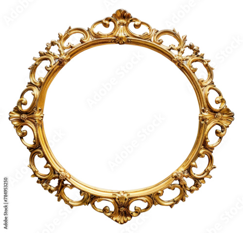 PNG Vintafge gold frame photo photography accessories