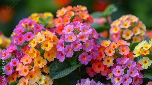 Lantana montevidensis, commonly known as trailing lantana or purple lantana, forms a vibrant carpet of flowers in the park, providing a feast for the eyes and a haven for pollinators