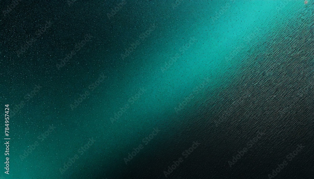 Obraz premium Ethereal Elegance: Teal Black Gradient Background