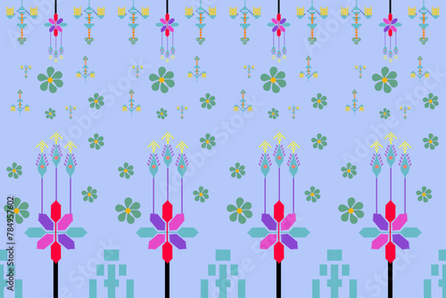 Abstract ethnic geometric pattern design for background or wallpaper.
Figure tribal embroidery. Indian, Scandinavian, Gypsy, Mexican, folk pattern.