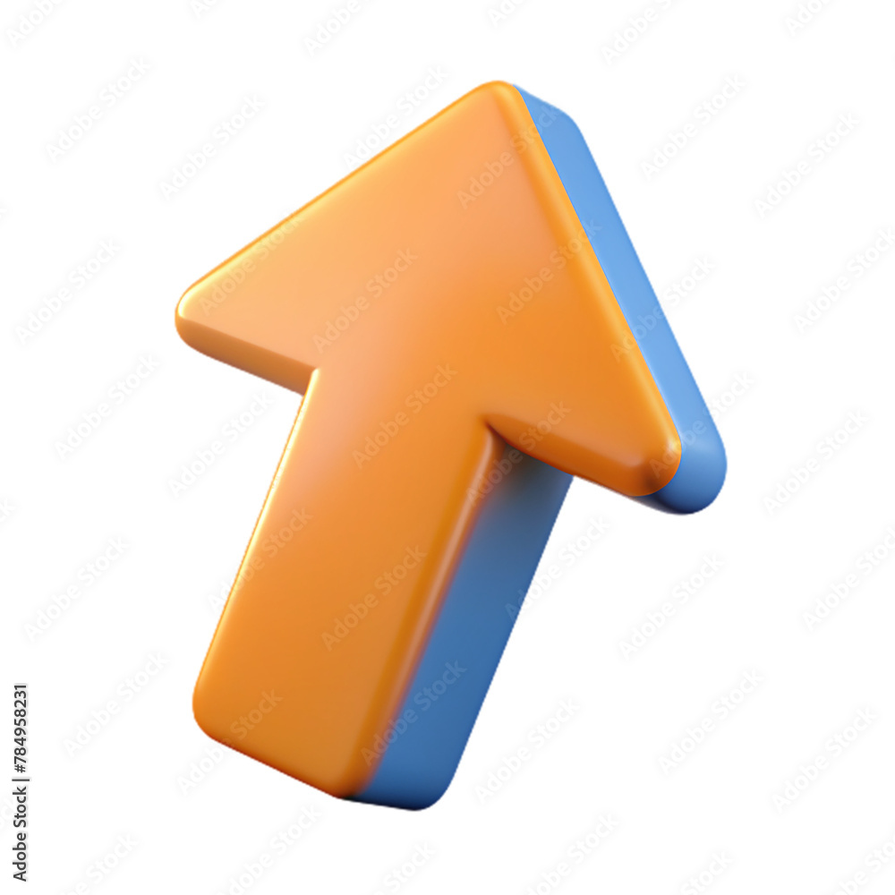Business and finance 3d icon, arrow going up 3d icon Business and finance 3d icon, arrow going up 3d icon