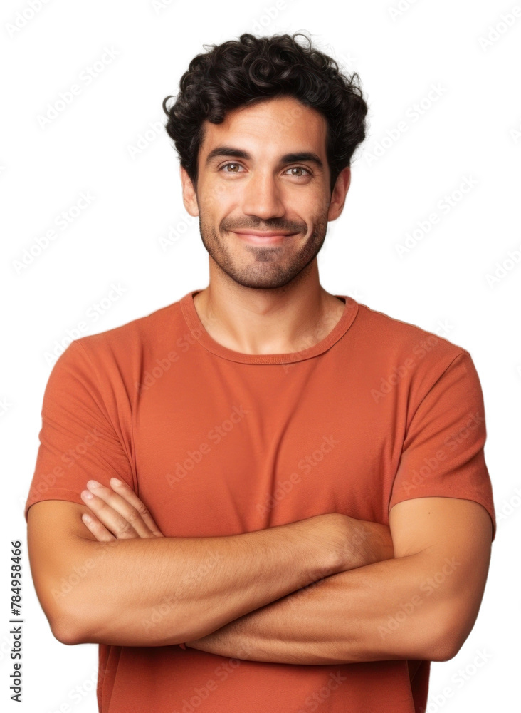 Fototapeta premium PNG Brazilian man portrait adult smile