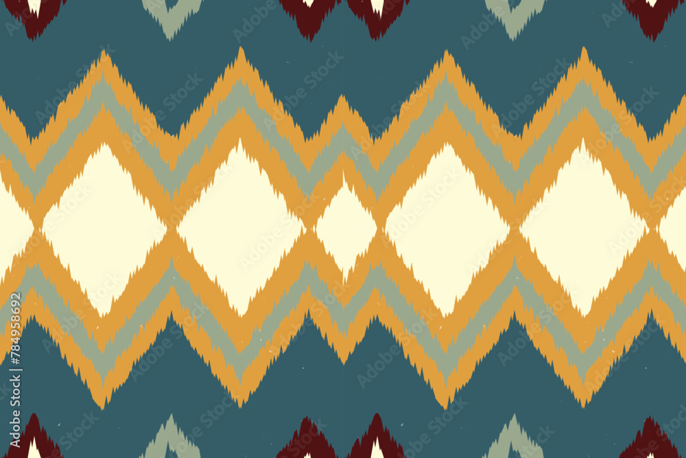 Ethnic abstract ikat art. Aztec ornament print. geometric ethnic pattern seamless color oriental. Design for background ,curtain, carpet, wallpaper, clothing, wrapping, Batik, vector illustration. Ethnic abstract ikat art. Aztec ornament print. geometric ethnic pattern seamless color oriental. Design for background ,curtain, carpet, wallpaper, clothing, wrapping, Batik, vector illustration.
