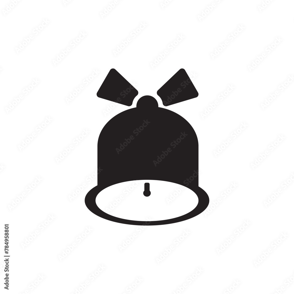 Fototapeta premium christmas bell icon