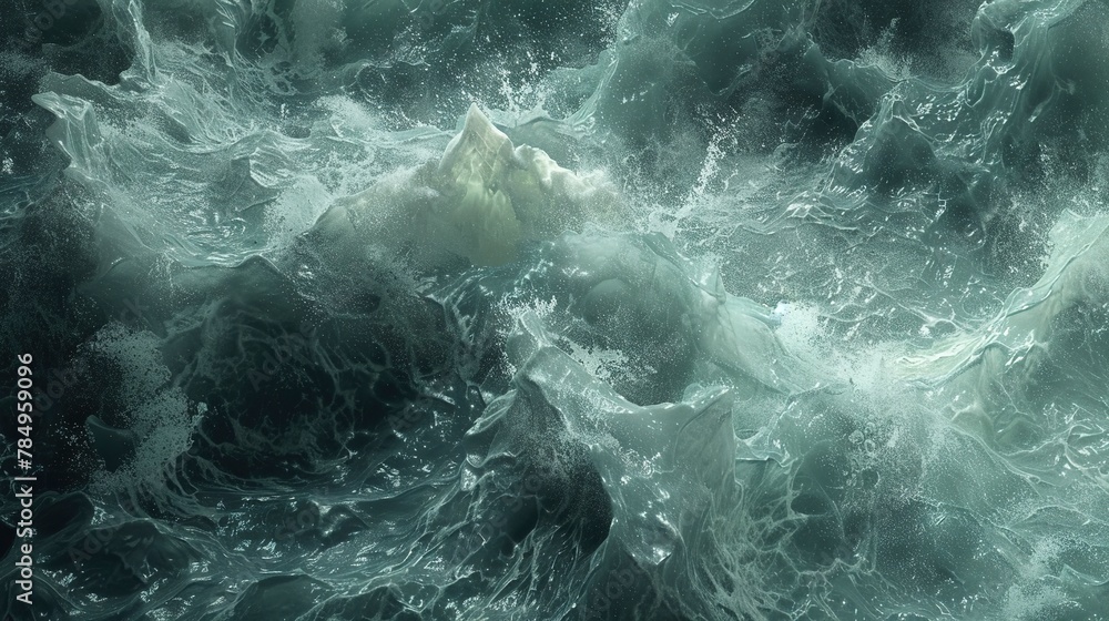AI-generated storm, turbulent sea, close-up, straight-on angle, algorithmic chaos, digital lightning AI-generated storm, turbulent sea, close-up, straight-on angle, algorithmic chaos, digital lightning