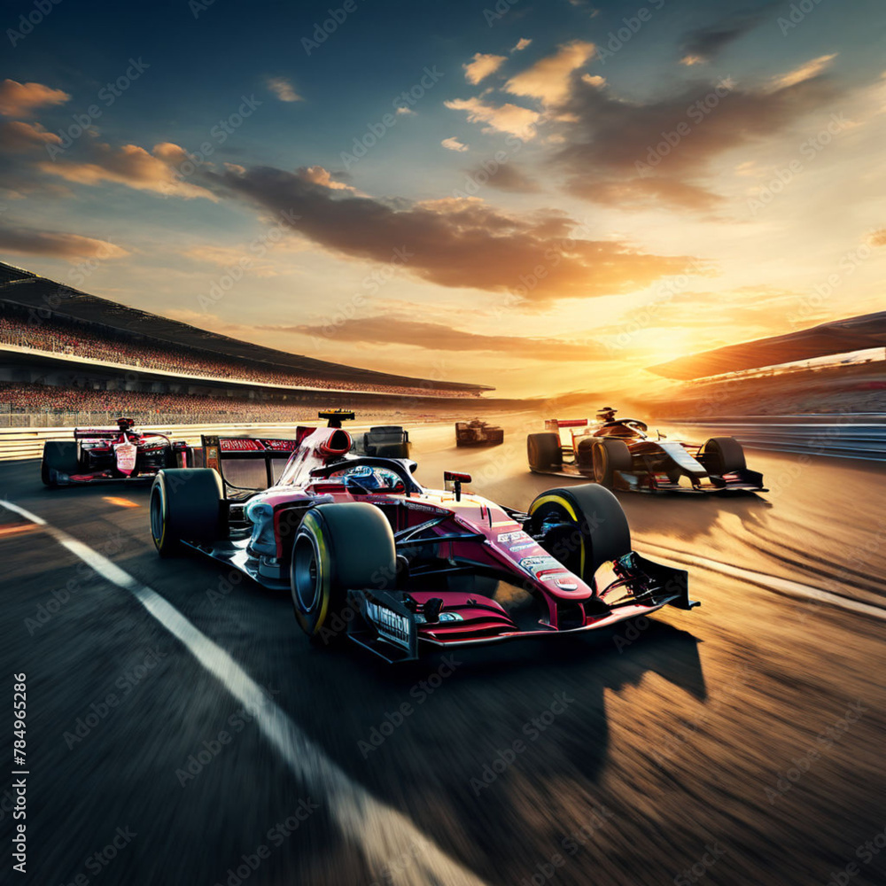 racing car racing