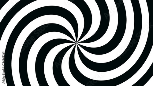Video background for a transition or luma key. black and white optical illusion