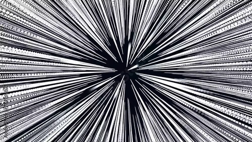 Jumping into hyperspace at light speed then coming back out of hyperspace.