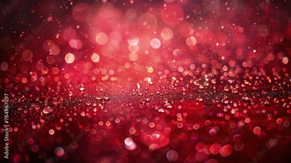 Ruby Red Bokeh. Mesmerizing Background with Vivid Red Bokeh Circles. Ruby Red Bokeh. Mesmerizing Background with Vivid Red Bokeh Circles.