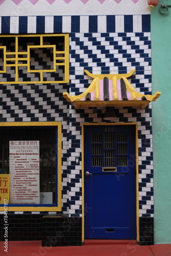 window in the town china town los angeles