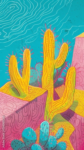 The survival strategies of cacti and the random, rare creatures calling them oasis, desert dialogues