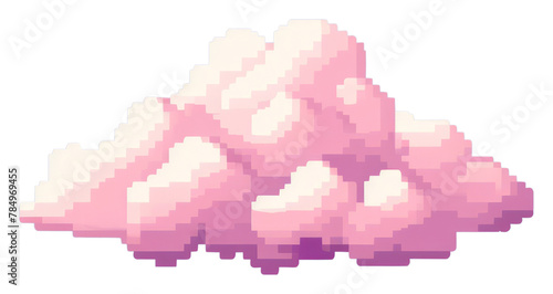 PNG Simple cloud sky pixelated outdoors