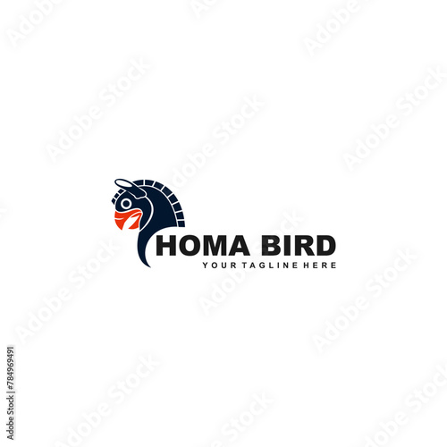 Homa bird logo - vector illustration, homa bird emblem design. Suitable for your design need, logo, illustration, animation, etc.