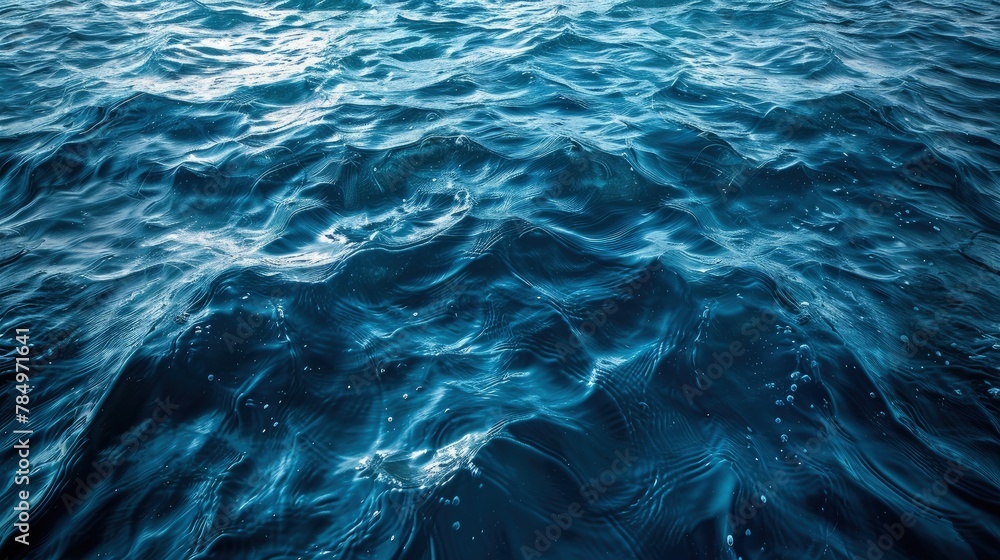 View from above. waves on the sea surface View from above. waves on the sea surface