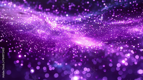 Wallpaper Mural Bathed in a captivating purple glow the podium glitters with constellations and galaxies evoking a sense of awe and wonder at the . AI generation. Torontodigital.ca