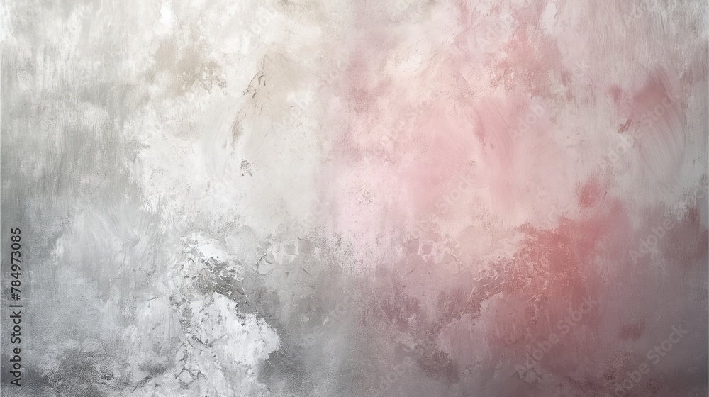 Obraz premium A backdrop featuring a textured, painterly background with light pink, white, and grey hues.