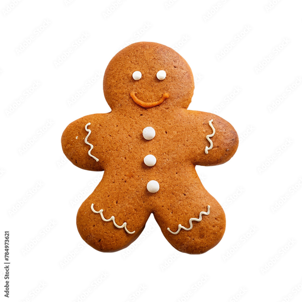Gingerbread isolated on transparent background Gingerbread isolated on transparent background