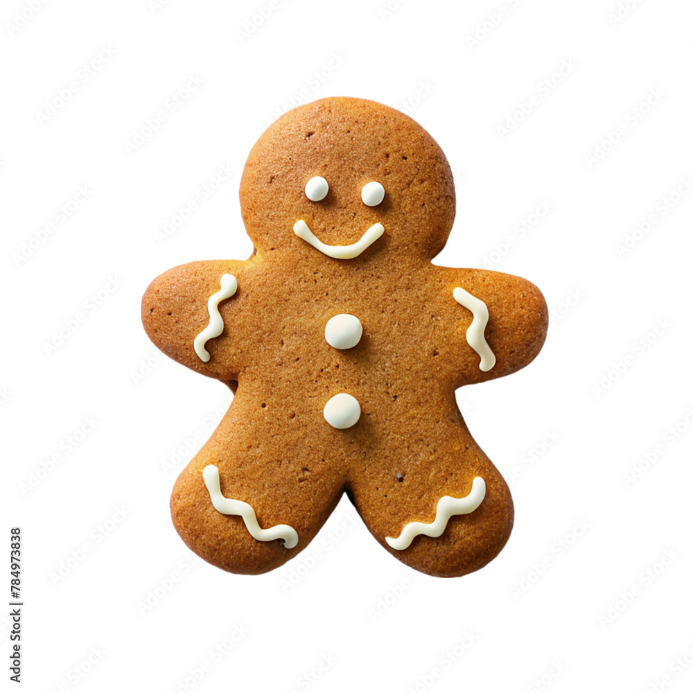 Gingerbread isolated on transparent background Gingerbread isolated on transparent background