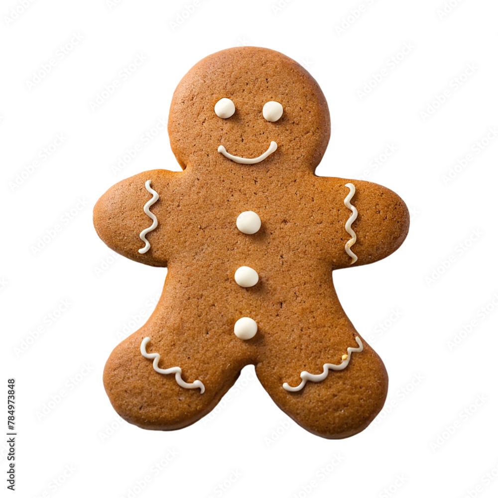 Gingerbread isolated on transparent background Gingerbread isolated on transparent background