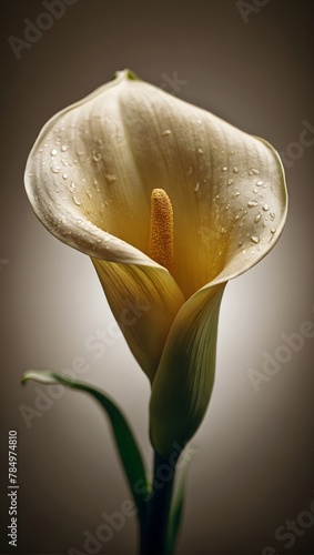 Image of a Calla Lilly In Studio