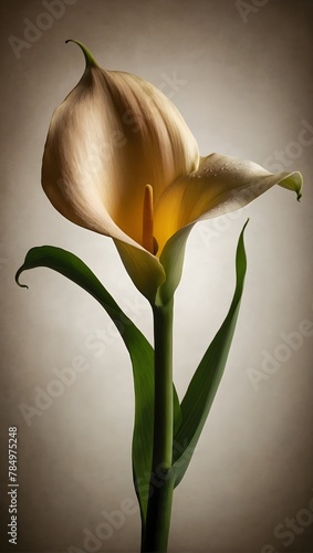 Image of a Calla Lilly In Studio