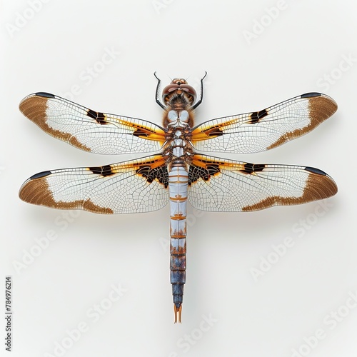 Wallpaper Mural a Petaltails Dragonfly on white Background, Torontodigital.ca