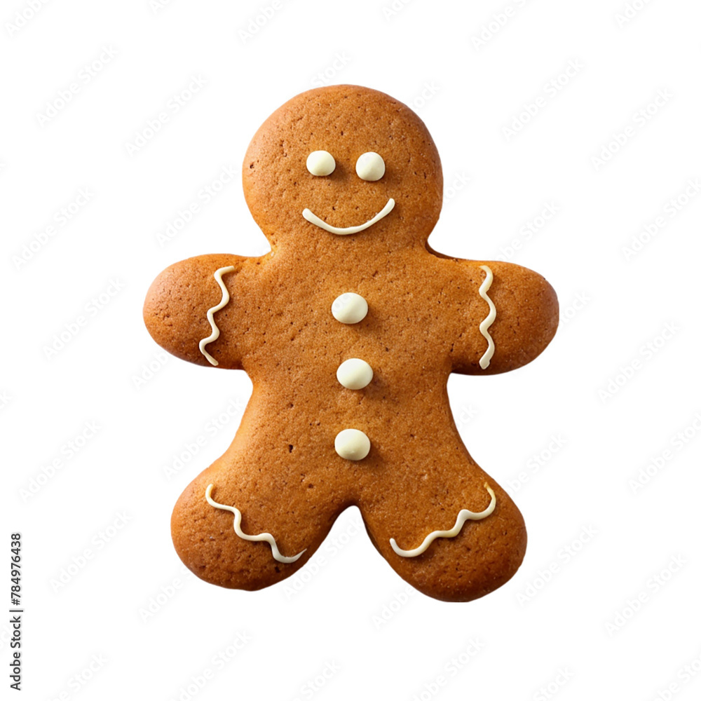 Gingerbread isolated on transparent background Gingerbread isolated on transparent background