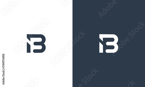 letter fb monogram logo design vector illustration