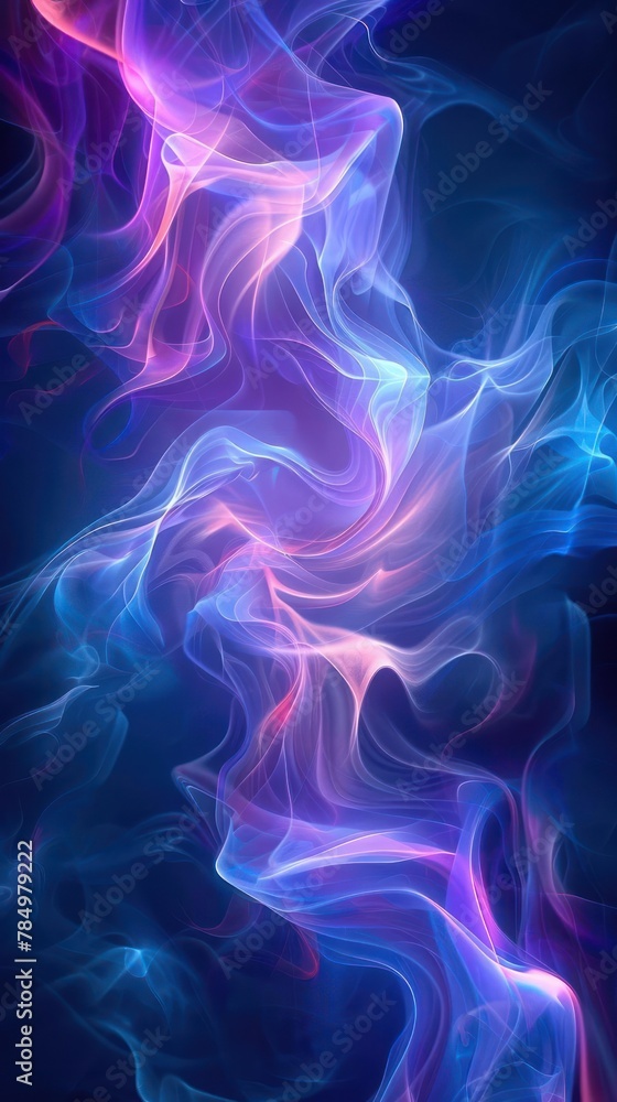 A colorful abstract background with flowing lines and swirls A colorful abstract background with flowing lines and swirls