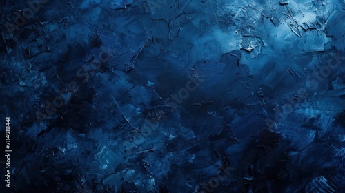 a dark blue abstract background with a textured surface