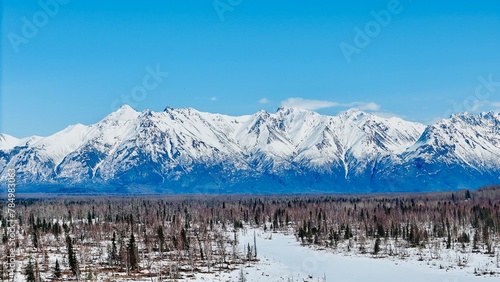 Icy Mountains from Alaska © Tempaux