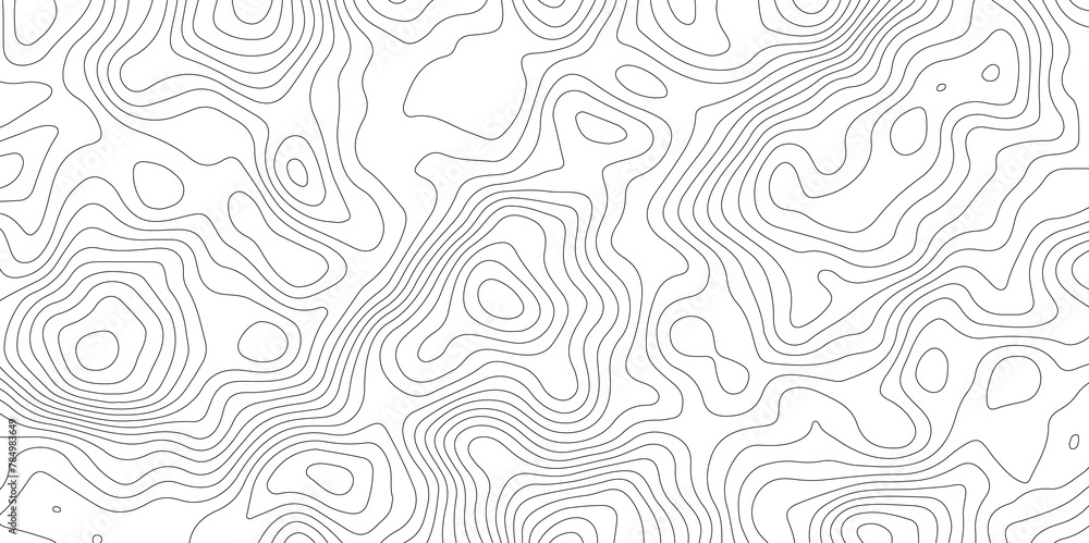 White topology , topography vector abstract contour