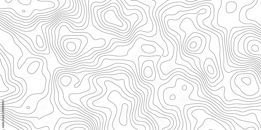 White topology , topography vector abstract contour