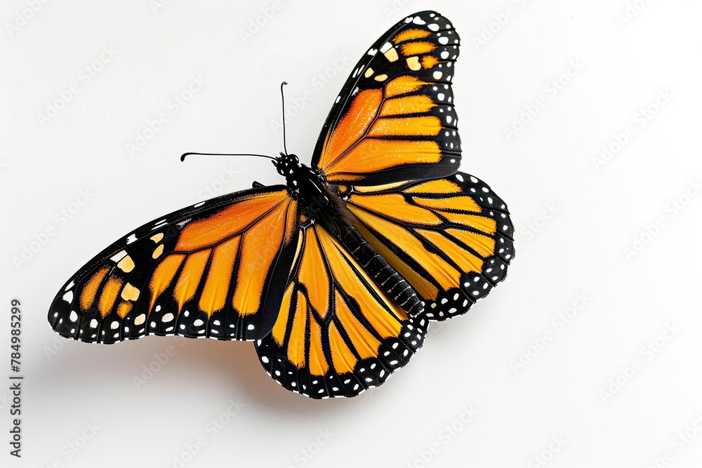 Fototapeta premium Monarch Butterfly, bliss, Awe-inspiring, Close-up,Top View View, 