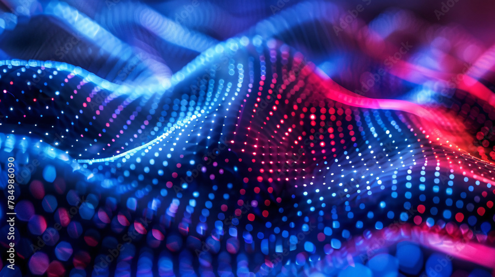 Blue technology abstract photon background image, abstract technology big data background concept illustration Blue technology abstract photon background image, abstract technology big data background concept illustration