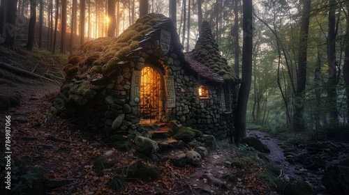 Mystical Stone Cottage in F...