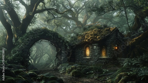 Enchanted Forest Cottage wi...