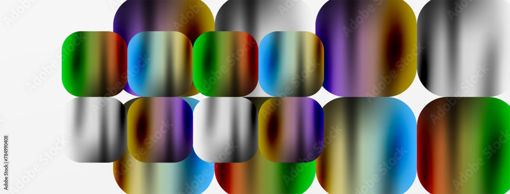 Vibrant circles in shades of purple, magenta, and electric blue create a colorful art piece on a white background. Closeup view showcases the colorfulness and material property of the circles Vibrant circles in shades of purple, magenta, and electric blue create a colorful art piece on a white background. Closeup view showcases the colorfulness and material property of the circles