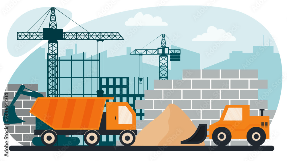 Fototapeta premium construction site