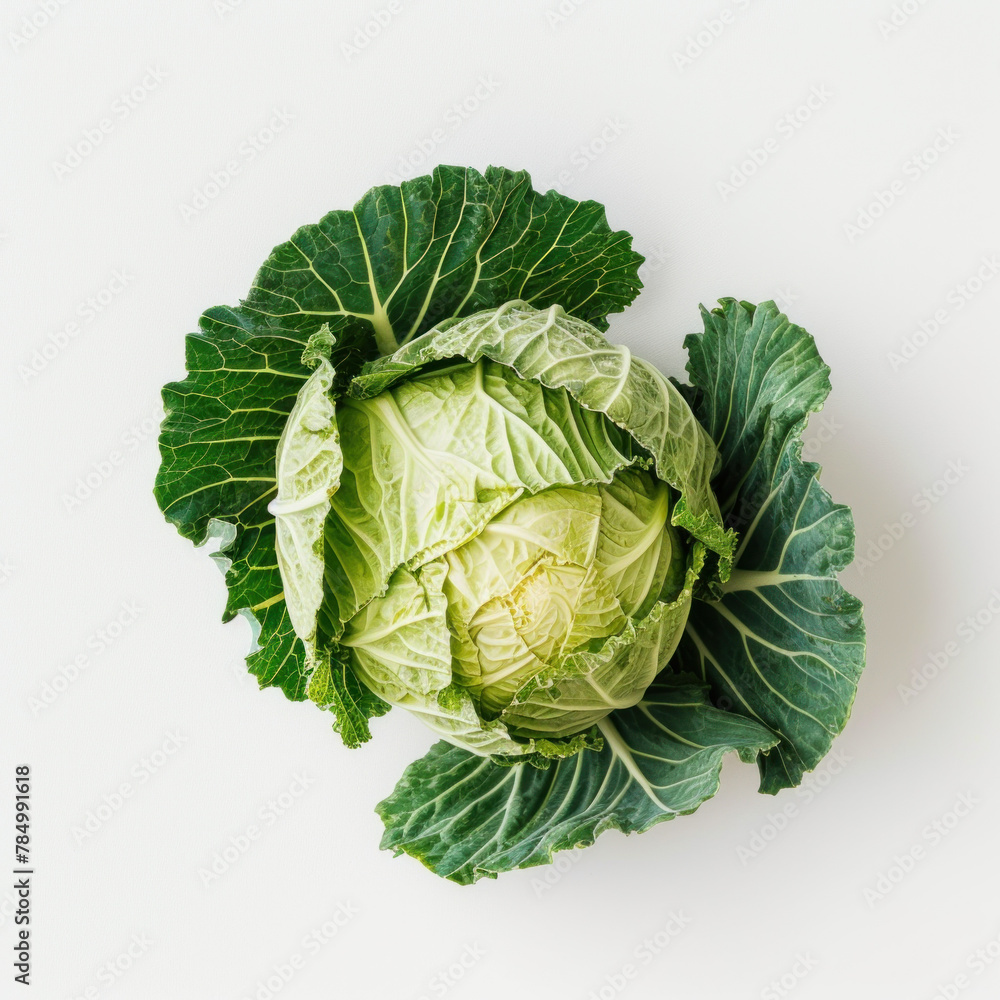 Obraz premium cabbage isolated on white background