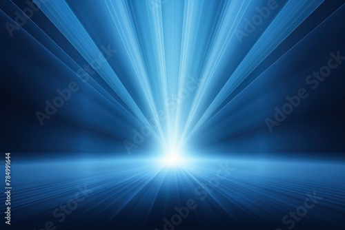 3D rendering of light indigo background with spotlight shining down on the center.