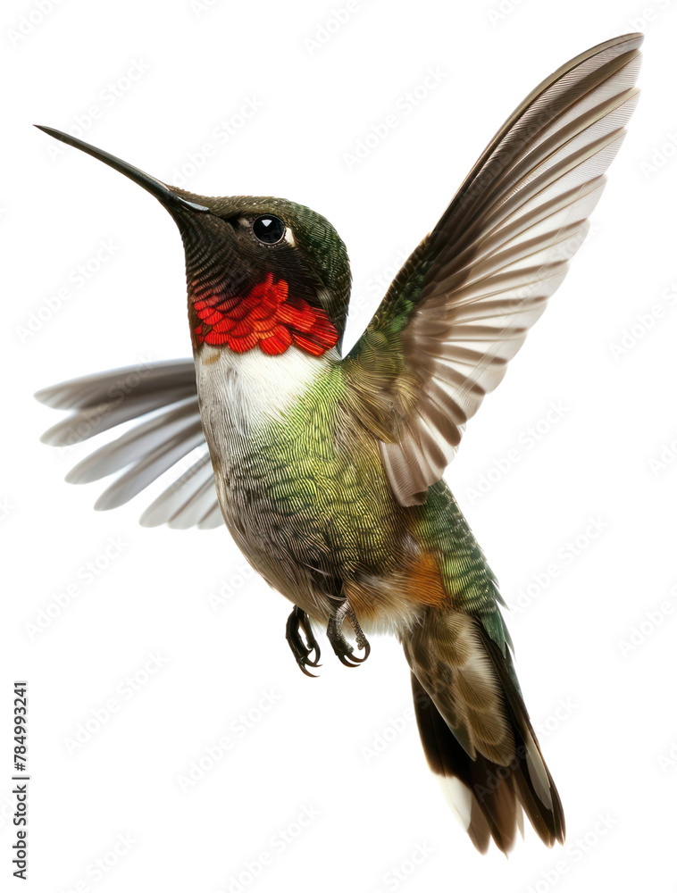 Fototapeta premium PNG Hummingbird animal beak white background