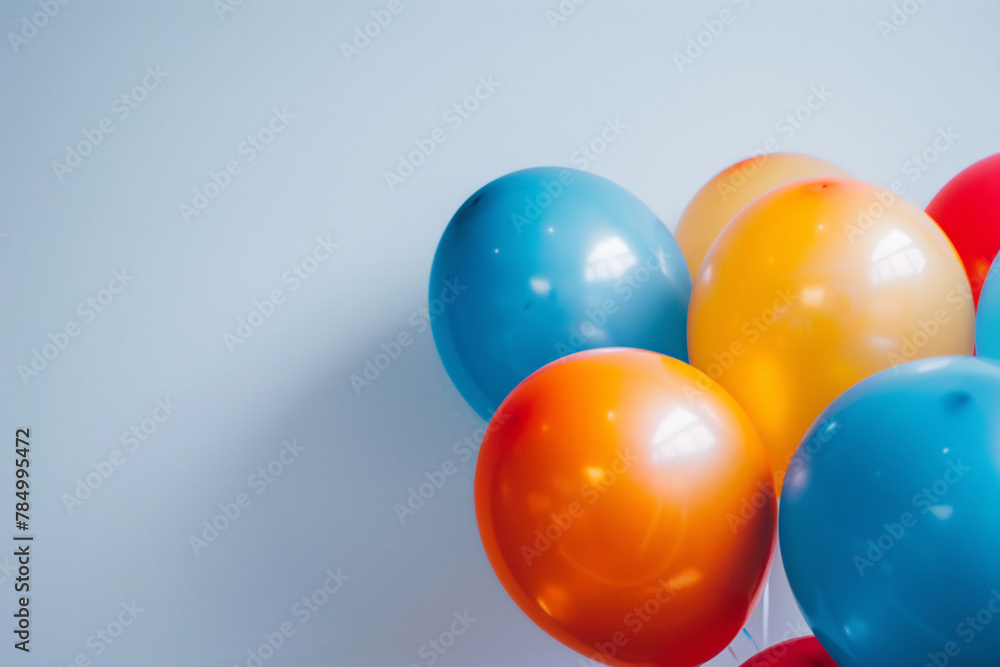Festive background with festive balloons, celebration party birthday theme concept illustration Festive background with festive balloons, celebration party birthday theme concept illustration