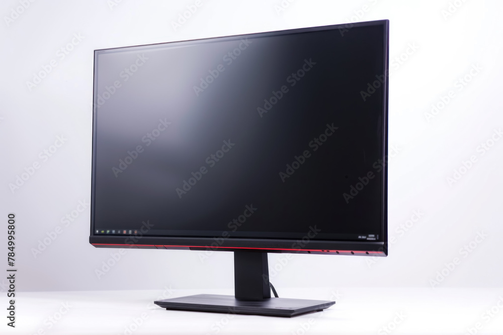 lcd tv monitor isolated on white background lcd tv monitor isolated on white background