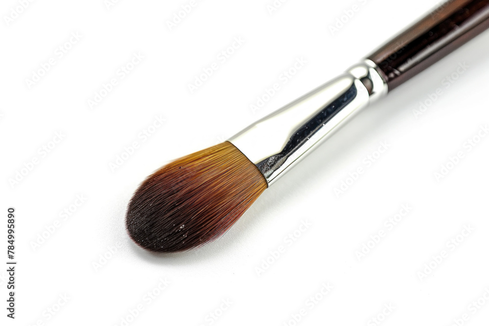 make up brush isolated on white background make up brush isolated on white background